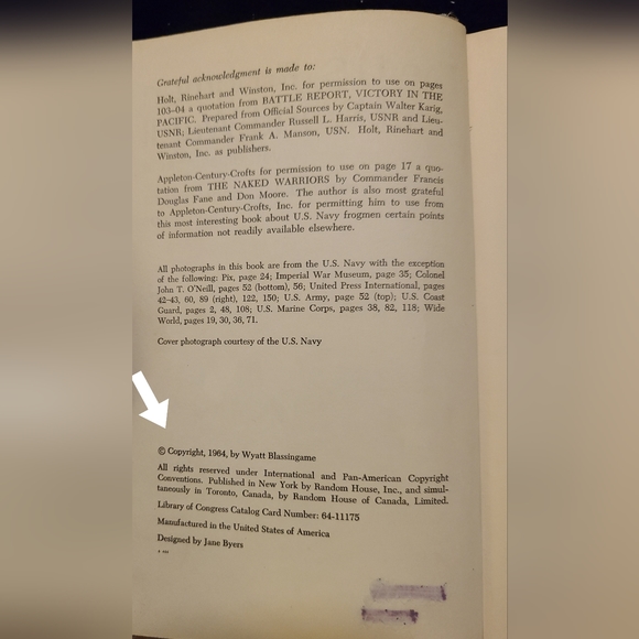 1964 'The U.S. Frogmen of WW2' by Wyatt Blassingame - Picture 6 of 8